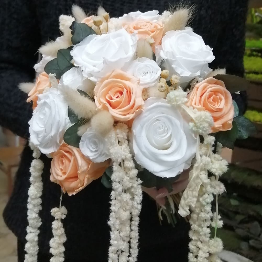 Bouquet rose stabilizzate