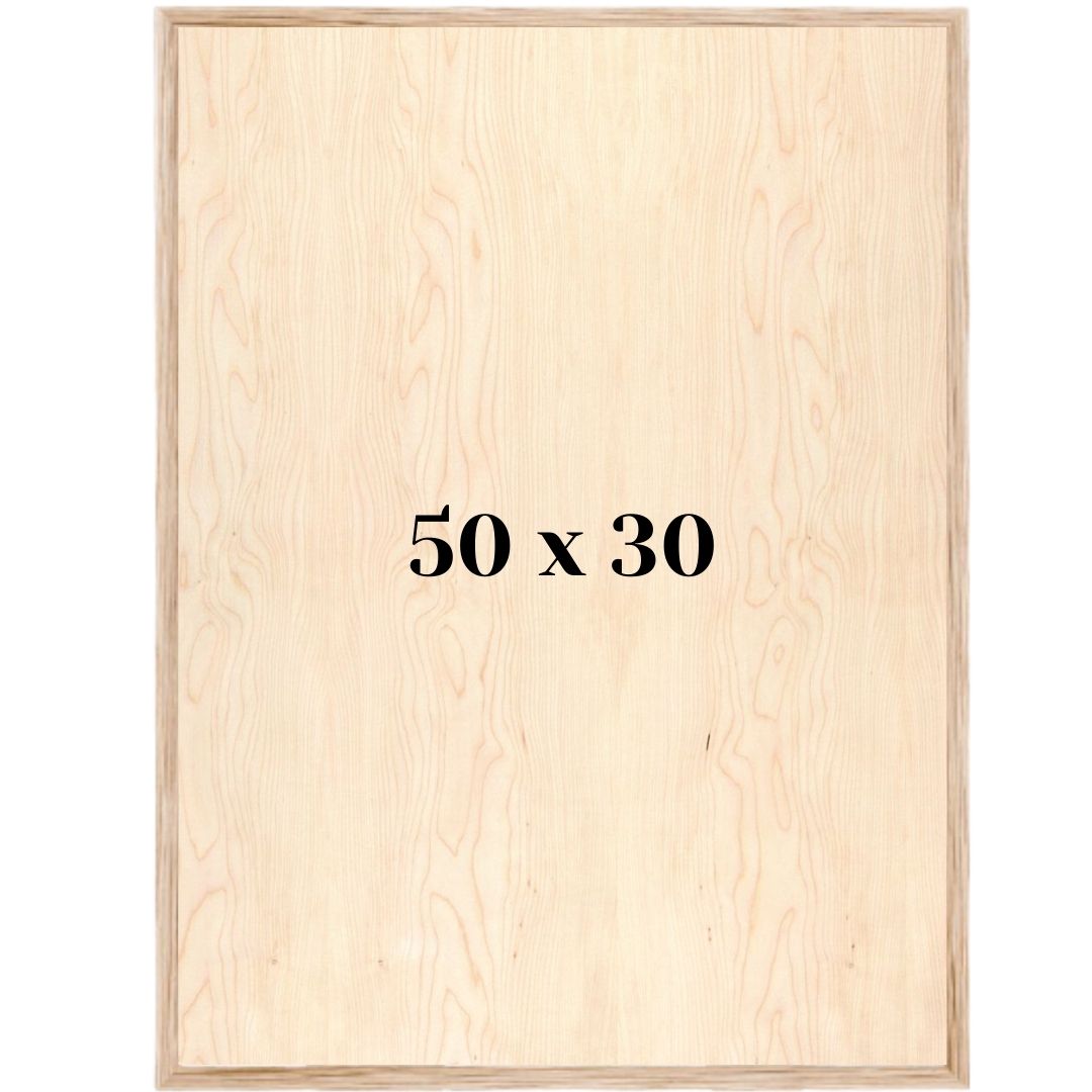 Cornice legno grezzo 50 x 30