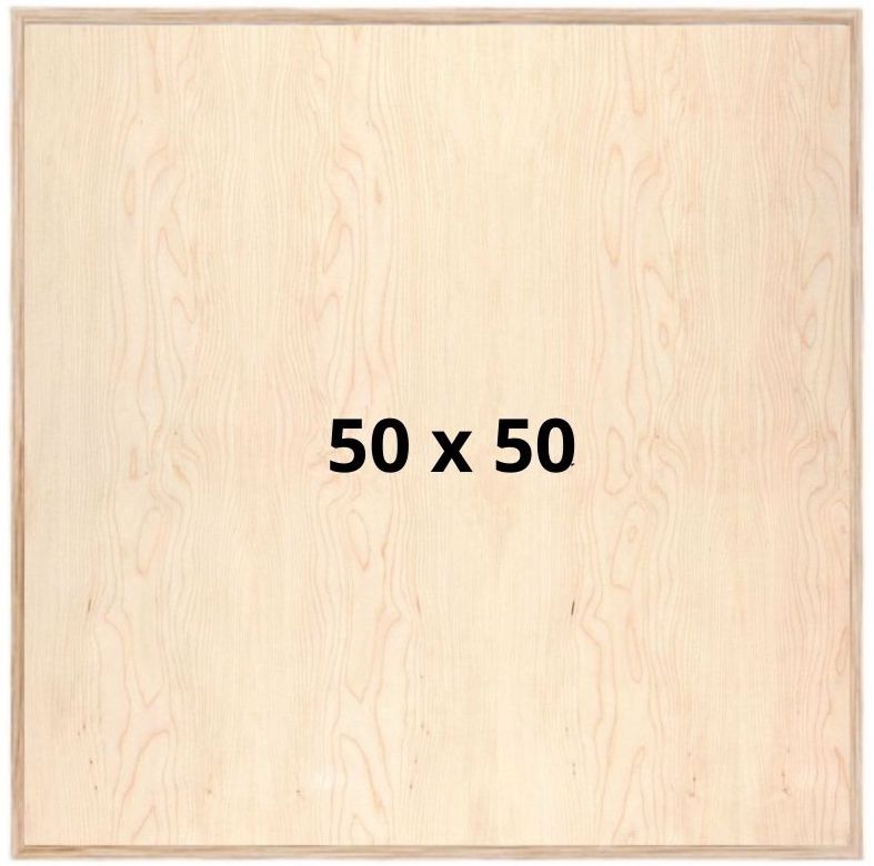 Cornice legno grezzo 50 x 50
