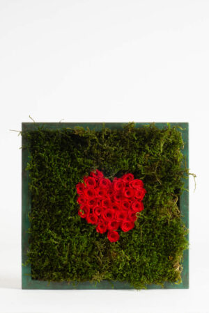 Quadro Roselline e muschio