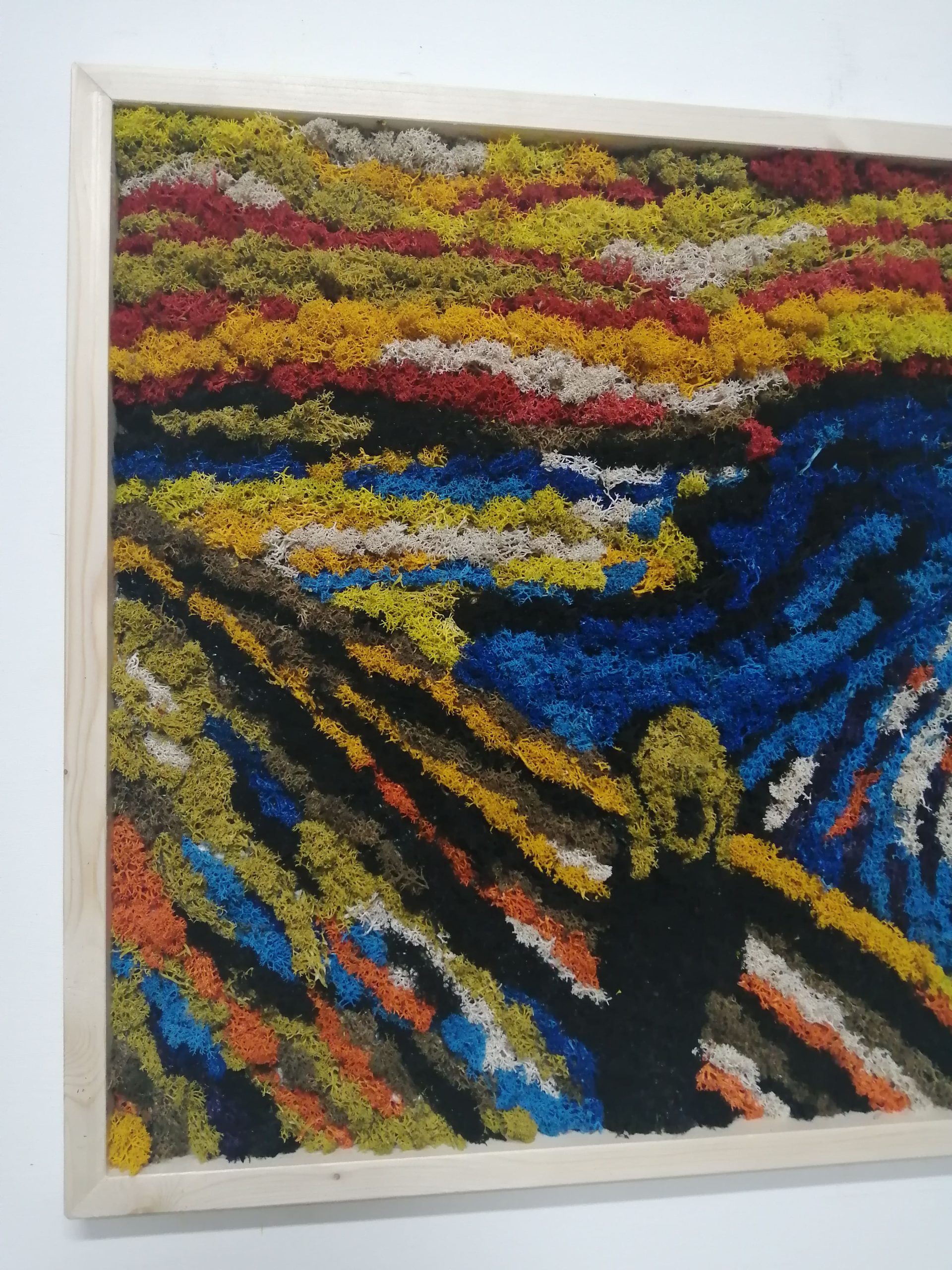 Quadro Urlo di Munch lichene stabilizzato - immagine 2