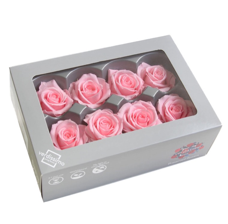 Box rosa media rosa pastello