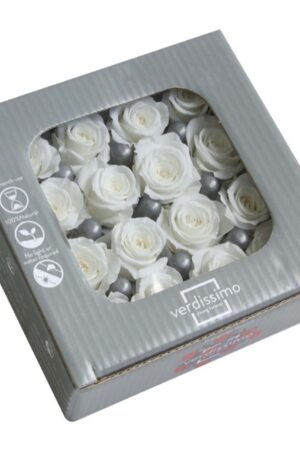 Box mini rose bianca