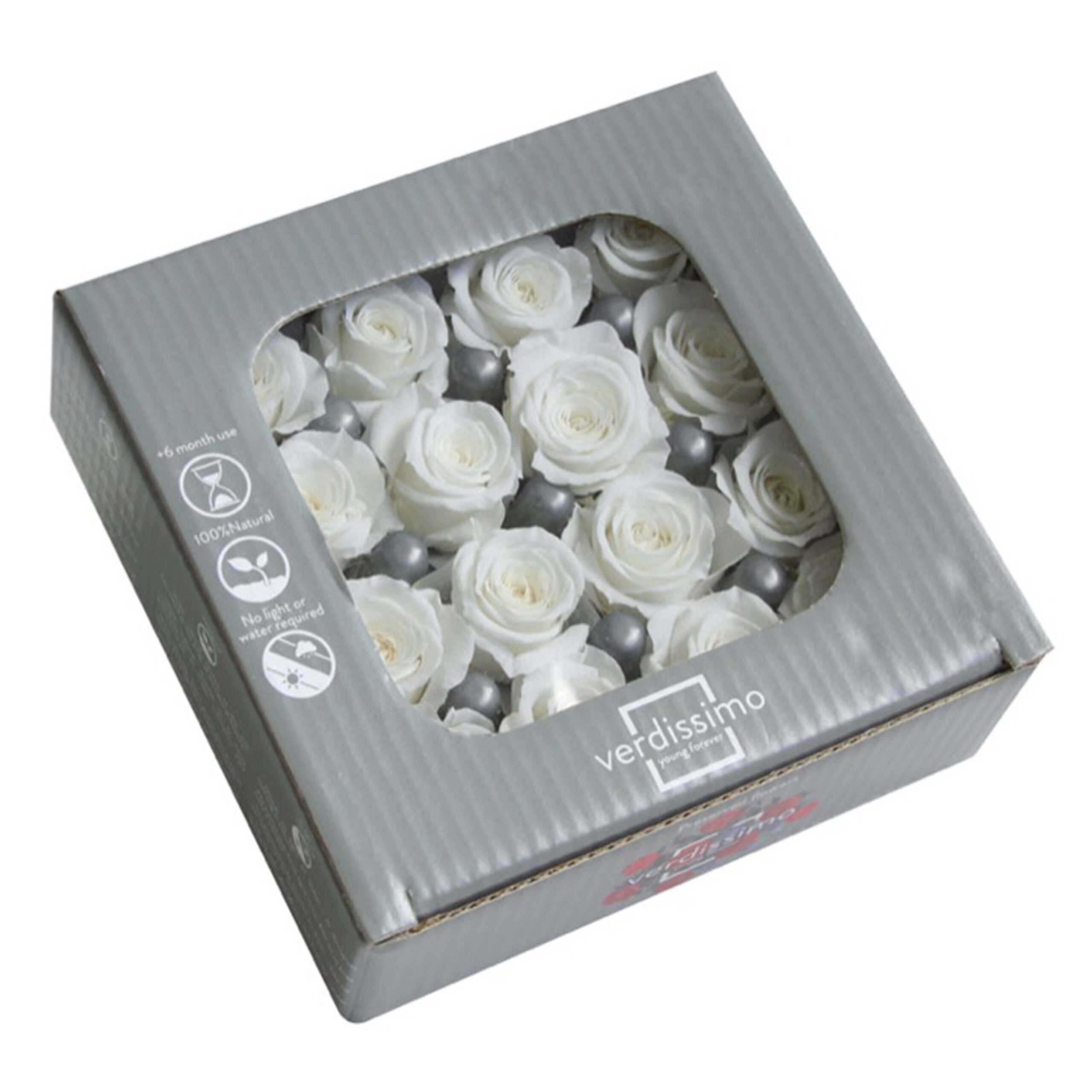 Box mini rose bianca