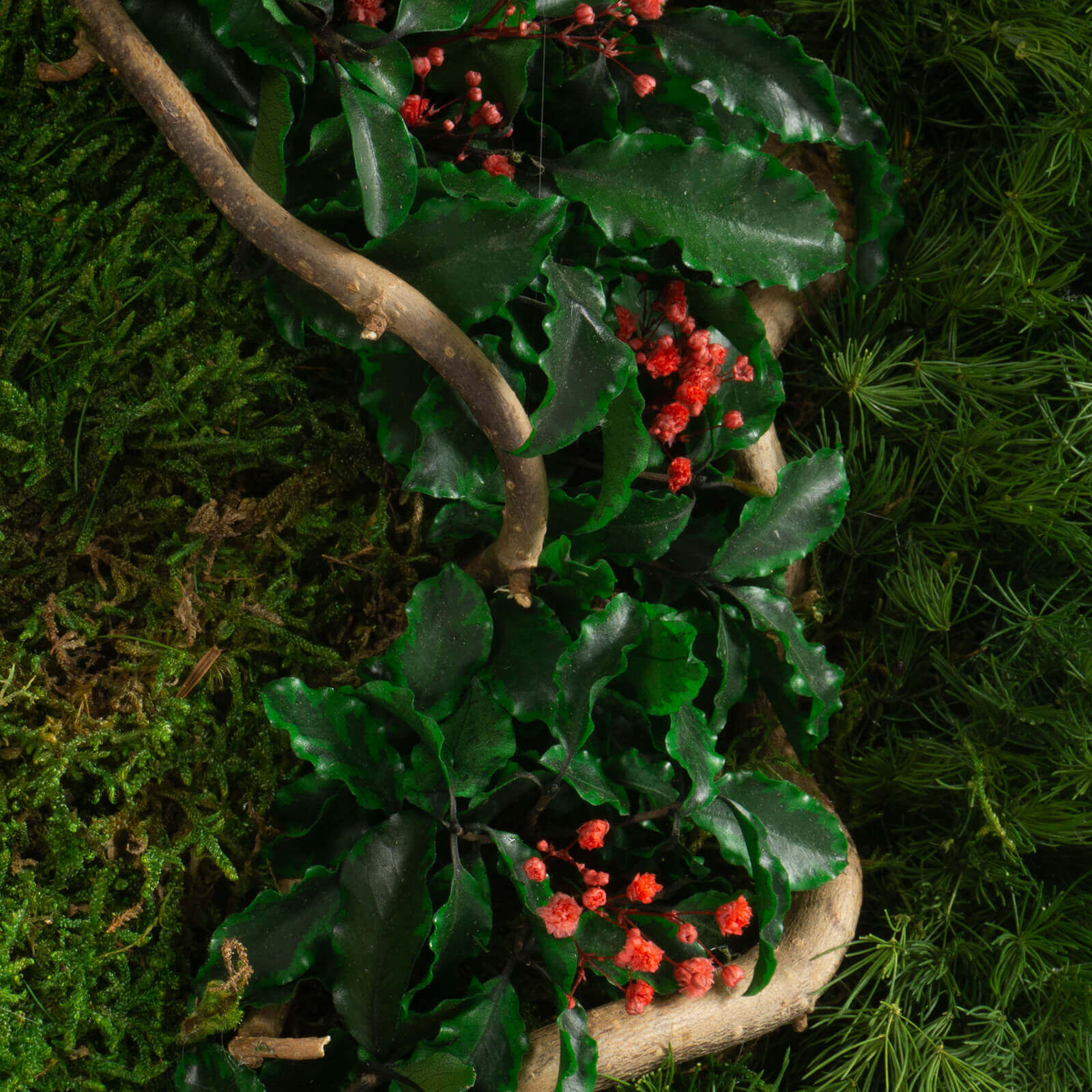Quadro Fogliame e Ortensie - immagine 4