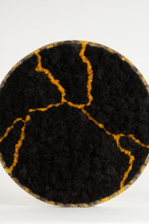 Quadro Kintsugi lichene stabilizzato