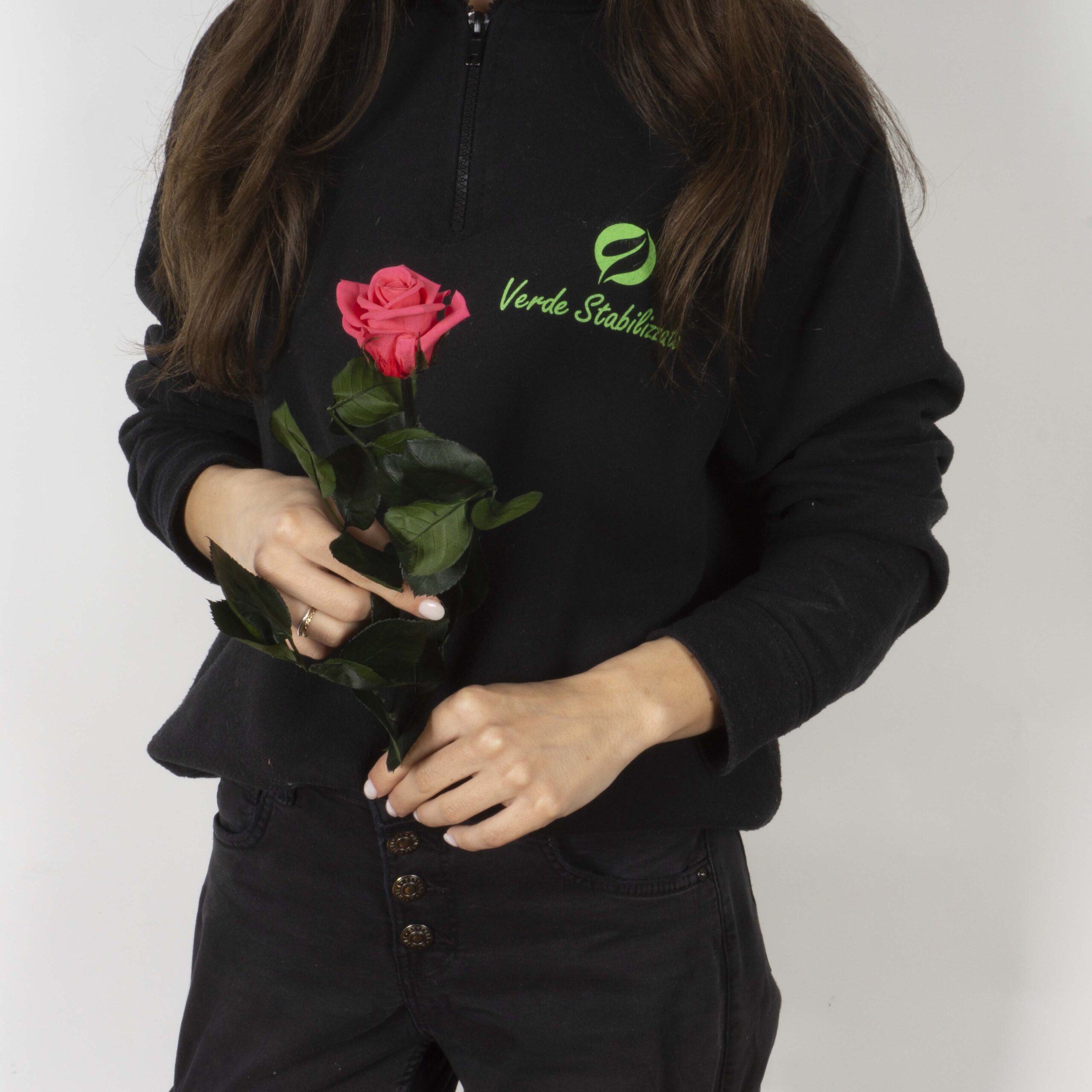 Rosa mini stelo Rosa scuro - immagine 2